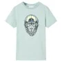Children's T-shirt with light mint green stripes 104 by , Kids T-shirts - Ref: Foro24-12570, Price: 8,19 €, Discount: %