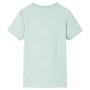 Kinder-T-Shirt mit hellmintgrünen Streifen 104 von , Kinder-T-Shirts - Ref: Foro24-12570, Preis: 8,28 €, Rabatt: %