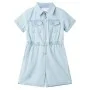 Weicher blauer Kurzarm-Kinderoverall 92 von , Kinderkleidung - Ref: Foro24-10909, Preis: 13,56 €, Rabatt: %