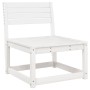 Gartensofa-Set 6-teilig aus massivem weißem Kiefernholz von , Gartensets - Ref: Foro24-3217016, Preis: 562,93 €, Rabatt: %