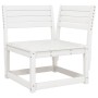 Gartensofa-Set 6-teilig aus massivem weißem Kiefernholz von , Gartensets - Ref: Foro24-3217016, Preis: 562,93 €, Rabatt: %