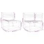 Gartensofa-Set 6-teilig aus massivem weißem Kiefernholz von , Gartensets - Ref: Foro24-3217016, Preis: 555,68 €, Rabatt: %