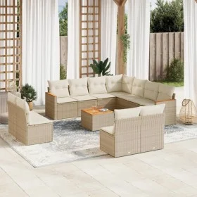 12-piece garden sofa set and brown synthetic rattan cushions by , Garden sets - Ref: Foro24-3258495, Price: 820,95 €, Discoun...