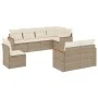 Garden sofa set with beige cushions 8 pcs PE rattan by , Garden sets - Ref: Foro24-3258565, Price: 596,00 €, Discount: %