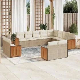 12-piece garden sofa set and brown synthetic rattan cushions by , Garden sets - Ref: Foro24-3260595, Price: 960,41 €, Discoun...