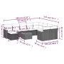 11-piece garden sofa set with beige synthetic rattan cushions by , Garden sets - Ref: Foro24-3258965, Price: 681,31 €, Discou...