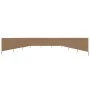 9-panel windbreak taupe gray fabric 1200x80 cm by vidaXL, Umbrellas - Ref: Foro24-47189, Price: 111,32 €, Discount: %