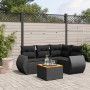 5-teiliges Gartenmöbel-Set und schwarze synthetische Rattankissen von , Gartensets - Ref: Foro24-3224984, Preis: 340,03 €, Ra...