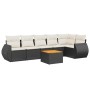 7-piece garden dining set and black synthetic rattan cushions by , Garden sets - Ref: Foro24-3225013, Price: 403,01 €, Discou...
