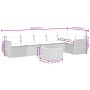 7-piece garden dining set and black synthetic rattan cushions by , Garden sets - Ref: Foro24-3225013, Price: 403,01 €, Discou...