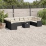 11-piece garden sofa set and black synthetic rattan cushions by , Garden sets - Ref: Foro24-3219466, Price: 600,08 €, Discoun...