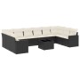 11-piece garden sofa set and black synthetic rattan cushions by , Garden sets - Ref: Foro24-3219466, Price: 600,08 €, Discoun...