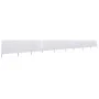 Paravientos de playa de 9 paneles tela blanco arena 1200x80 cm de vidaXL, Sombrillas - Ref: Foro24-47186, Precio: 57,70 €, De...
