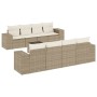 9-piece garden sofa set with beige synthetic rattan cushions by , Modular outdoor sofas - Ref: Foro24-3222347, Price: 627,48 ...