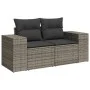 4-piece garden sofa set and gray synthetic rattan cushions by , Modular outdoor sofas - Ref: Foro24-3222469, Price: 265,35 €,...