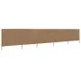 Strand-Windschutz mit 5 Paneelen, grauem Taupe-Stoff, 600x160cm. von vidaXL, Sonnenschirme - Ref: Foro24-47169, Preis: 78,27 ...