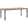 Set de comedor de jardín 9 pzas y cojines ratán sintético gris by vidaXL, Garden sets - Ref: Foro24-46044, Price: 892,91 €, D...