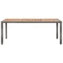 Set de comedor de jardín 9 pzas y cojines ratán sintético gris by vidaXL, Garden sets - Ref: Foro24-46044, Price: 892,91 €, D...