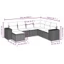 7-teiliges Gartensofa-Set und beige synthetische Rattankissen von , Gartensets - Ref: Foro24-3222897, Preis: 481,14 €, Rabatt: %