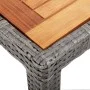 Set de comedor de jardín 9 pzas y cojines ratán sintético gris by vidaXL, Garden sets - Ref: Foro24-46044, Price: 892,91 €, D...