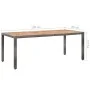 Set de comedor de jardín 9 pzas y cojines ratán sintético gris by vidaXL, Garden sets - Ref: Foro24-46044, Price: 892,91 €, D...
