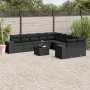 11-teiliges Gartensofa-Set und schwarze synthetische Rattankissen von , Gartensets - Ref: Foro24-3223114, Preis: 761,60 €, Ra...
