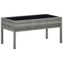 Grauer Gartentisch aus synthetischem Rattan, 75 x 40 x 37 cm von vidaXL, Gartentische - Ref: Foro24-45905, Preis: 72,78 €, Ra...