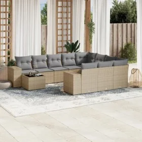 11-teiliges Gartensofa-Set mit beigen synthetischen Rattankissen von , Gartensets - Ref: Foro24-3223128, Preis: 692,19 €, Rab...