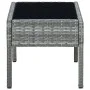 Gray synthetic rattan garden table 75x40x37 cm by vidaXL, Garden tables - Ref: Foro24-45905, Price: 71,63 €, Discount: %