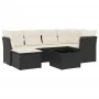 7-piece garden dining set and black synthetic rattan cushions by , Garden sets - Ref: Foro24-3249795, Price: 417,90 €, Discou...