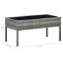 Grauer Gartentisch aus synthetischem Rattan, 75 x 40 x 37 cm von vidaXL, Gartentische - Ref: Foro24-45905, Preis: 72,78 €, Ra...