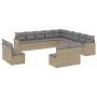Garden sofa set with cushions 13 pieces beige synthetic rattan by , Garden sets - Ref: Foro24-3258888, Price: 790,30 €, Disco...