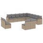 Gartensofa-Set mit Kissen, 13-teilig, beiges synthetisches Rattan von , Gartensets - Ref: Foro24-3258888, Preis: 815,41 €, Ra...