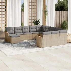 12-piece garden sofa set and brown synthetic rattan cushions by , Garden sets - Ref: Foro24-3258986, Price: 802,80 €, Discoun...