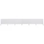 Beach windbreak with 6 panels, white sand fabric, 800x120cm. by vidaXL, Umbrellas - Ref: Foro24-47174, Price: 58,96 €, Discou...