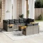 10-piece garden sofa set with gray synthetic rattan cushions by , Garden sets - Ref: Foro24-3259540, Price: 615,89 €, Discoun...