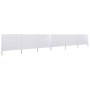 6-teilige Strandwindschutzscheibe weißer Sandstoff 800x120cm von vidaXL, Sonnenschirme - Ref: Foro24-47174, Preis: 59,96 €, R...