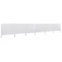 Beach windbreak with 6 panels, white sand fabric, 800x120cm. by vidaXL, Umbrellas - Ref: Foro24-47174, Price: 58,96 €, Discou...