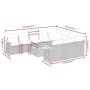 11-teiliges Gartensofa-Set und graue synthetische Rattankissen von , Gartensets - Ref: Foro24-3259589, Preis: 659,57 €, Rabat...