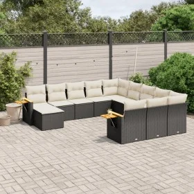 11-piece garden sofa set and black synthetic rattan cushions by , Garden sets - Ref: Foro24-3259606, Price: 635,56 €, Discoun...