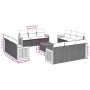 Garden sofa set with cushions 13 pieces beige synthetic rattan by , Garden sets - Ref: Foro24-3259923, Price: 956,90 €, Disco...