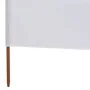 Beach windbreak with 6 panels, white sand fabric, 800x120cm. by vidaXL, Umbrellas - Ref: Foro24-47174, Price: 58,96 €, Discou...