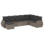 8-piece garden sofa set and gray synthetic rattan cushions by , Garden sets - Ref: Foro24-3254097, Price: 520,55 €, Discount: %