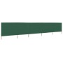 5-panel beach windbreaker green fabric 600x120 cm by vidaXL, Umbrellas - Ref: Foro24-47161, Price: 62,25 €, Discount: %
