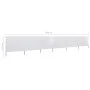 Beach windbreak with 6 panels, white sand fabric, 800x120cm. by vidaXL, Umbrellas - Ref: Foro24-47174, Price: 58,96 €, Discou...