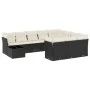 11-piece garden sofa set and black synthetic rattan cushions by , Garden sets - Ref: Foro24-3218256, Price: 652,12 €, Discoun...