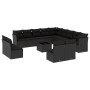 14-piece garden sofa set with black synthetic rattan cushions by , Garden sets - Ref: Foro24-3218495, Price: 881,74 €, Discou...