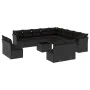 14-piece garden sofa set with black synthetic rattan cushions by , Garden sets - Ref: Foro24-3218495, Price: 918,15 €, Discou...
