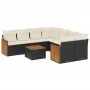 8-piece garden sofa set and black synthetic rattan cushions by , Garden sets - Ref: Foro24-3227505, Price: 520,71 €, Discount: %
