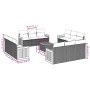 Gartensofa- und Kissenset 13-teilig aus schwarzem synthetischem Rattan von , Gartensets - Ref: Foro24-3227518, Preis: 878,12 ...